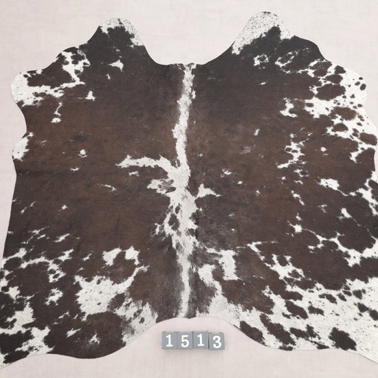 Kuhfell Schwarz Grau Weiß gesprenkelt (1513) 1-2 qm Gesamtaufnahme