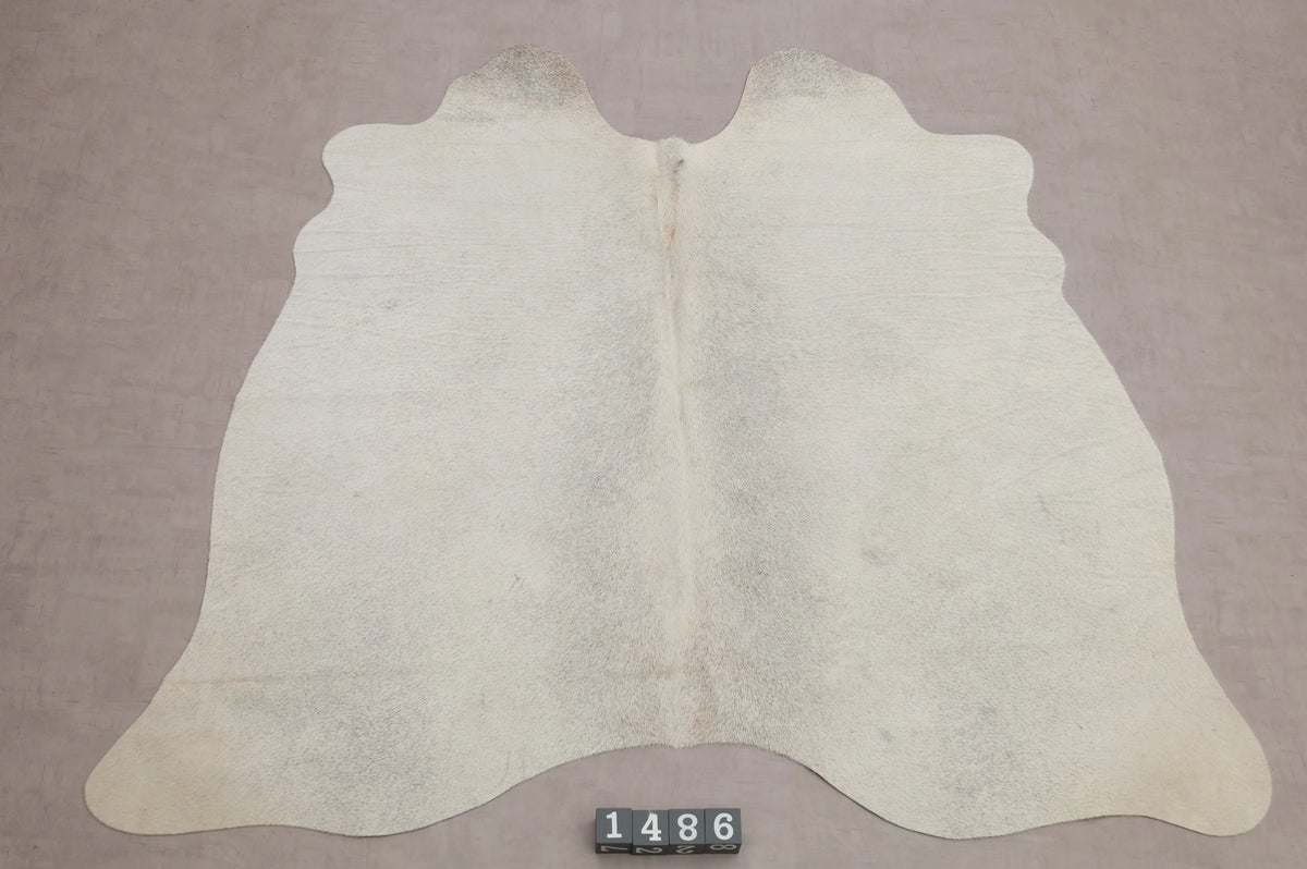 Kuhfell Weiß Grau Beige (1486) 1-2 qm - Gesamtaufnahme