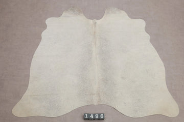 Kuhfell Weiß Grau Beige (1486) 1-2 qm - Gesamtaufnahme