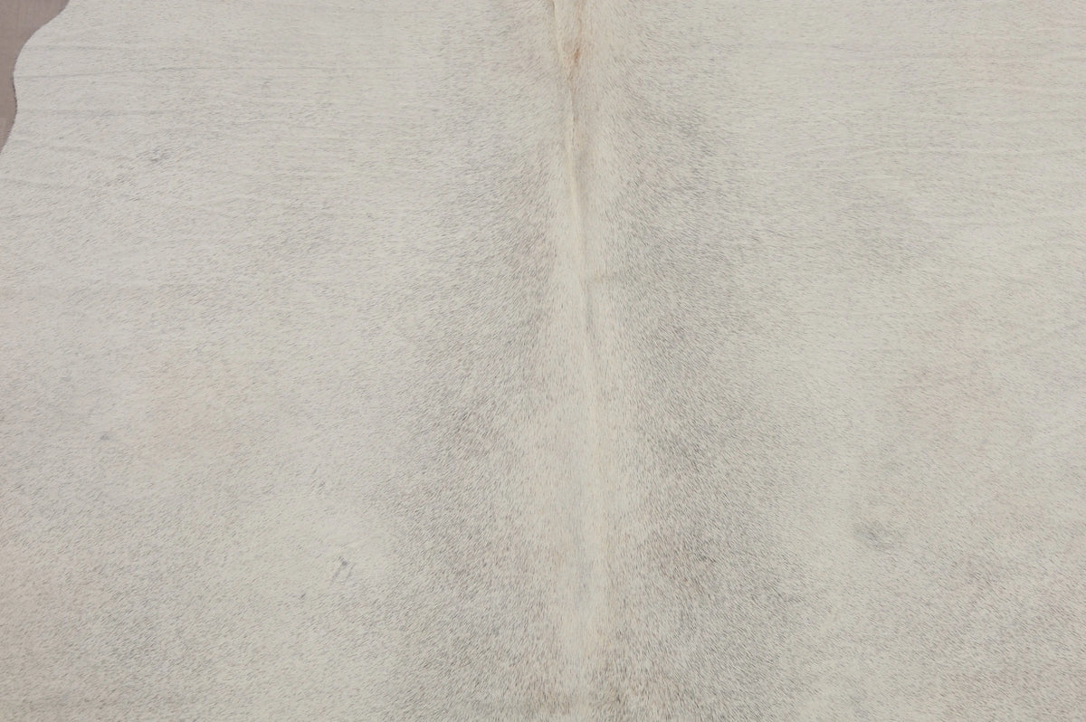 Kuhfell Weiß Grau Beige (1486) 1-2 qm - Nahaufnahme Rücken