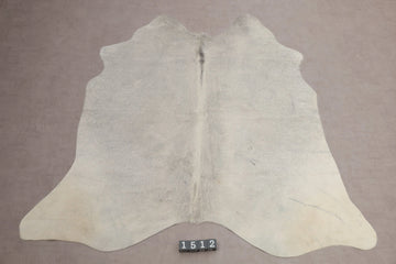 Kuhfell Weiß Grau Beige (1512) 1-2 qm Gesamtaufnahme