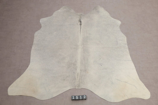 Kuhfell Weiß Grau Beige (1512) 1-2 qm Gesamtaufnahme