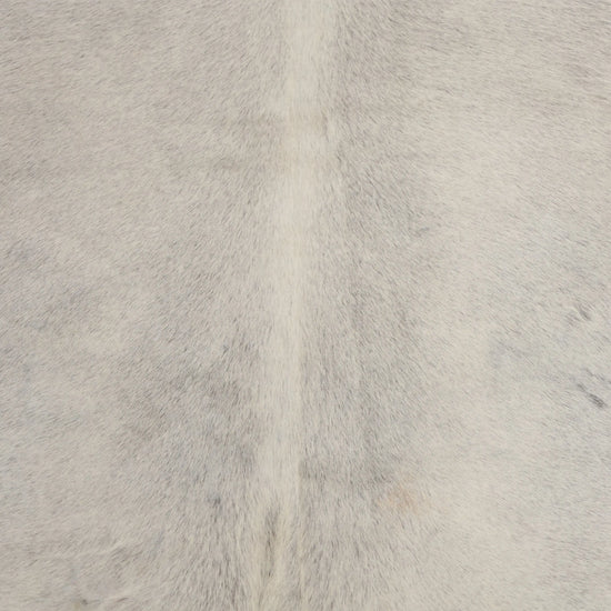 Kuhfell Weiß Grau Beige (1512) 1-2 qm Nahaufnahme Rückenmitte