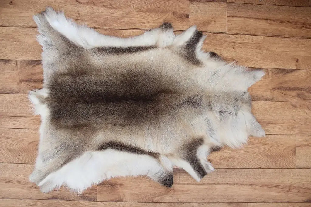 Rentierfell Naturfarben Gerberei Birke