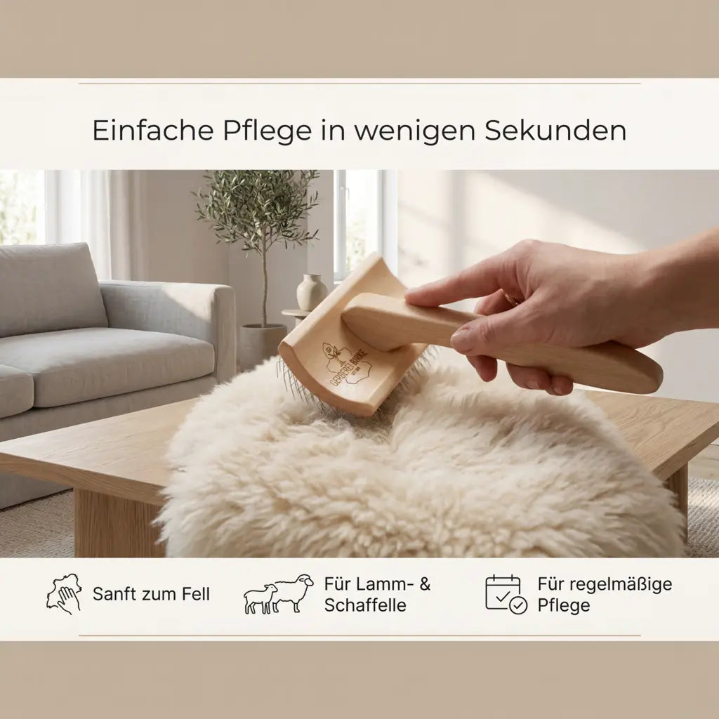 Die Fellbürste – von Profis getestet für die beste Fellpflege  Gerberei Birke Fellshop